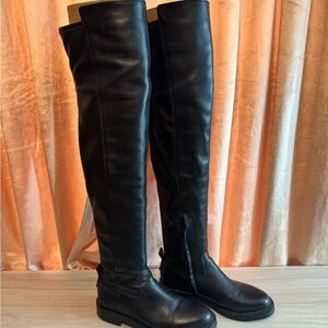 Black Over-the-Knee Women's Boots
